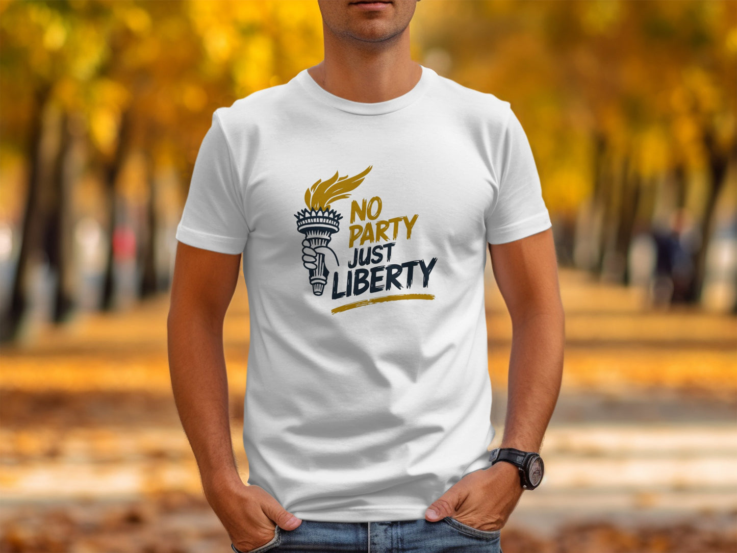 "No Party, Just Liberty" - Freedom Advocate Tee