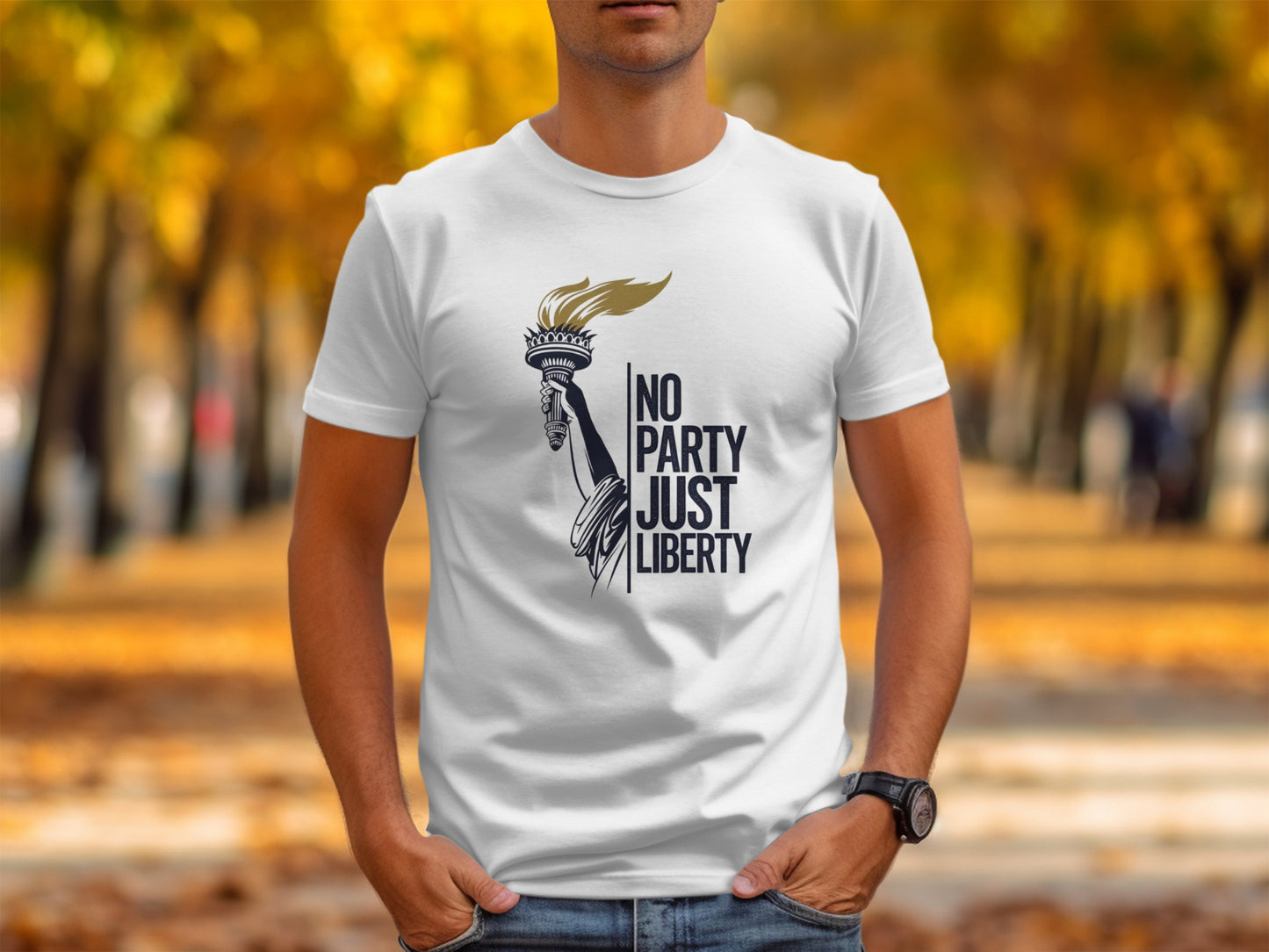 "No Party, Just Liberty" - Patriot Tee