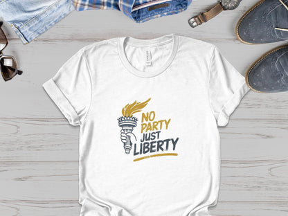 "No Party, Just Liberty" - Freedom Advocate Tee