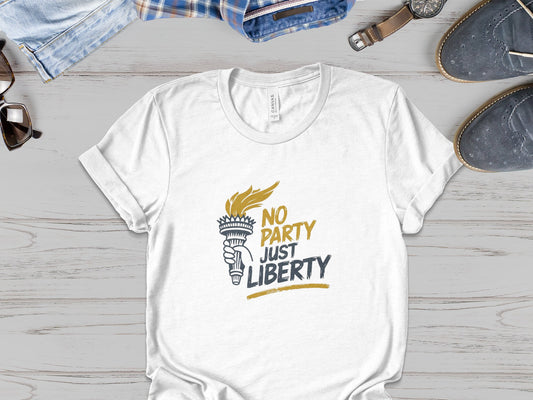 "No Party, Just Liberty" - Freedom Advocate Tee