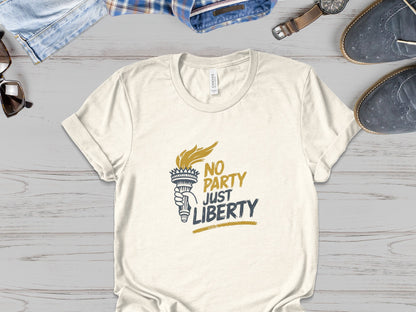 "No Party, Just Liberty" - Freedom Advocate Tee