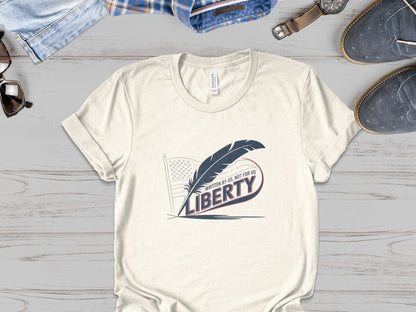 "Written By Us, Not For Us - Liberty" -  Patriotic  Tee